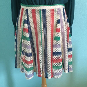 Anthropologie Skirts - Anthropologie | Eva Franco Striped Crochet Skirt Anthropologie Skirts - Anthropologie | Eva Franco Striped Crochet Skirt